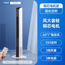 艾美特 塔扇家用电风扇无叶风扇智能落地扇遥控定时R12