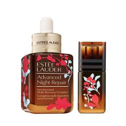 雅诗兰黛 节日限定小棕瓶套装（棕精50ml+微雕眼霜15ml）礼盒礼物
