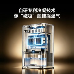 爱迪生 除湿机家用吸湿室内回南天抽湿器干燥小型宿舍空气除湿器