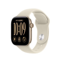 新品尝鲜:Apple Watch Series 12 智能手表 42mm 浅金色