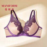 百亿补贴：曼妮芬 性感蕾丝女士文胸 聚拢模杯围文胸