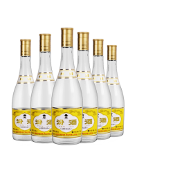 汾酒 48度黄盖汾酒475ml*6瓶装山西杏花村清香型国产粮食高度白酒