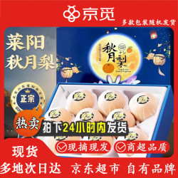 京觅 秋月梨 莱阳秋月梨 净重8.5斤  单果350g起 中秋水果 源头直发