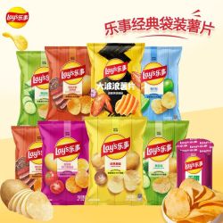 乐事 袋装薯片40g+大波浪薯片宿舍解馋小吃休闲办公室零食