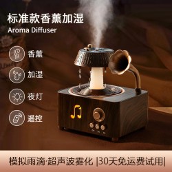 RingKe 2026新款香薰加湿器家用静音客厅卧室办公桌面小型USB香薰机精油复古摆件氛围灯实用喷香乔迁生日礼物