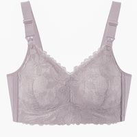 孕妇舒适透气大码薄款喂奶哺乳微聚拢文胸防下垂产后怀孕