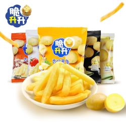脆升升 香脆薯条18包蜂蜜口味薯片小包装独立轻松解馋办公室闲零食