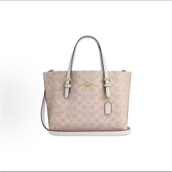 COACH 女包 Mollie25经典老花茉莉托特包购物袋手提单肩斜挎包C4250 CV965