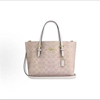 COACH 女包 Mollie25经典老花茉莉托特包购物袋手提单肩斜挎包C4250 CV965