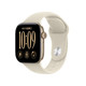Apple Watch Series 12 智能手表 42mm GPS版  浅金色铝金属表壳 沙砾色运动型表带 S/M