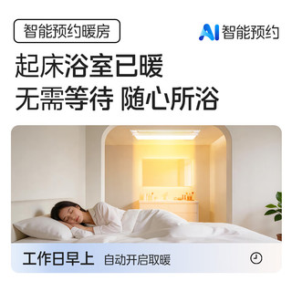 美的 AI人感Sense X1 Pro 智能浴霸暖风照明排换气一体机