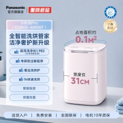 Panasonic 小欢洗Pro小型内衣洗衣机迷你全自动婴儿波轮洗烘一体机AW060