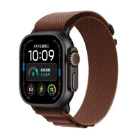Apple 苹果 Watch Ultra 4 GPS+蜂窝网络 智能手表 49mm 黑色钛金属表壳 高山回环表带 L