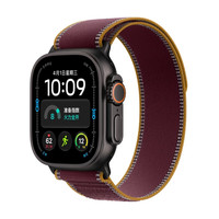 Apple Watch Ultra 4 GPS+蜂窝网络 智能手表 49mm  黑色钛金属表壳 野径回环表带 S/M