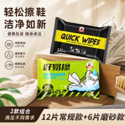 BIAOQI 标奇 擦鞋湿巾 12片