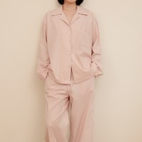 移动端：MIDO HOUSE 铭都睡衣女款可外穿纯棉长袖宽松情侣休闲家居服套装