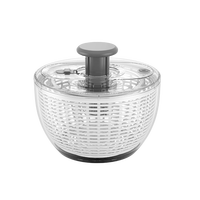 SAIVEINA 蔬菜脱水器果蔬甩干机沙拉脱水器手动按压家用沥水篮神器