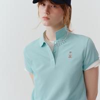 TEENIE WEENIE POLO衫女夏季学院风多彩短袖T恤上衣