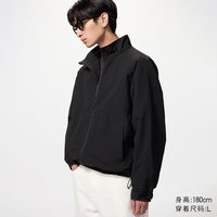 移动端:防风立领茄克优衣库男装女装/外套夹克486167