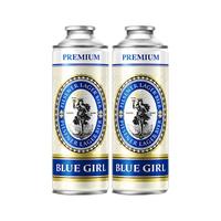 蓝妹 小麦黄啤酒 1000ml*2罐