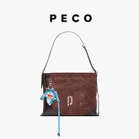 PECO 哆啦A梦大号Hobo包单肩软皮腋下大容量通勤水桶托特包