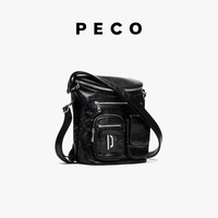 PECO 城市系列记者包大号单肩斜挎双肩真皮大容量英伦风休闲邮差包