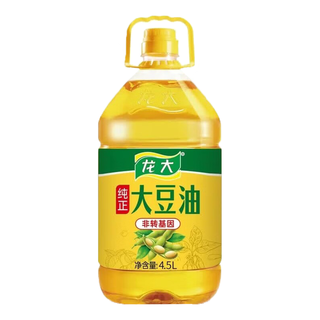 龙大 非转基因 大豆油 4.5L