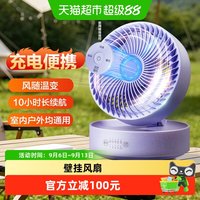 格力 家用循环扇台式壁挂两用户外可充电风扇FXTZ-16X60Bh3