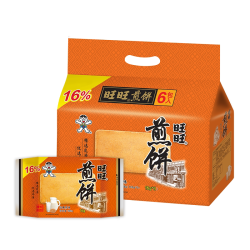 旺旺 煎饼原味休闲饼干600g