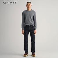限尺码：GANT 棉质修身直筒男士牛仔裤