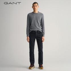 GANT 棉质修身直筒男士牛仔裤