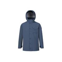 移动端：CANADA GOOSE 连帽徽章中长款风衣