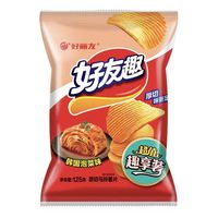 好丽友 好友趣 薯片 超值嗨享装 韩式泡菜味 125g 量大实惠