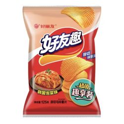好丽友 好友趣 薯片 超值嗨享装 韩式泡菜味 125g 量大实惠