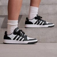 adidas ENTRAP 美式校园风运动鞋 白色/黑色
