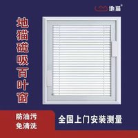 地猫 磁吸百叶窗 百叶窗帘 磁吸百叶 电动百叶时尚遮阳百叶新型