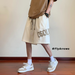 男女同款冰感大码短裤男夏季潮牌宽松男士休闲男生运动五分裤子