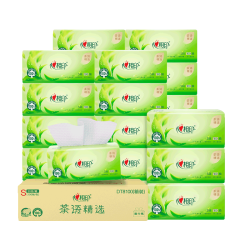 心相印 茶语丝享系列 抽纸 3层