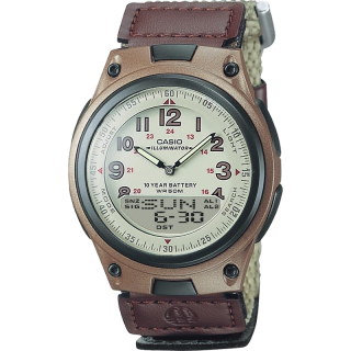 CASIO AW80V-5BV 10年电池 男士石英腕表