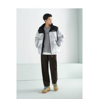 太平鸟 立领撞色拼接 男士羽绒服