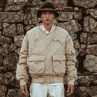 现货“戈壁”加厚男女同款冬季款棉服休闲复古宽松棉服防风保暖户外