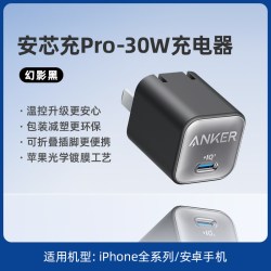 Anker 安芯充Pro 手机充电器 Type-C 30W 蓝色