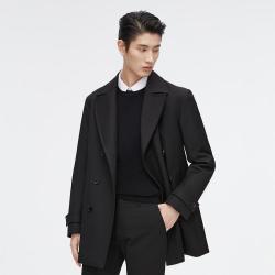 波司登 男式商务品质通勤纯色百搭舒适保暖外套羽绒服