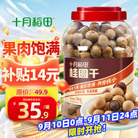 十月稻田 桂圆干  精选大果  肉厚甘甜剥壳易剥  1000g*1 罐