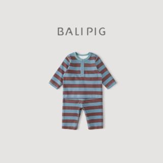 巴厘小猪 儿童睡衣春秋季男童家居服女童两件套婴幼儿纯棉衣服宝宝内衣套装