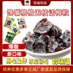 馋嘴格格 小二哥推荐馋嘴格格话梅粒/手工雪梅七分酸三分甜女生超爱的零食