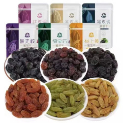 蜜之番 新疆吐鲁番六色六味葡萄干250g*6袋