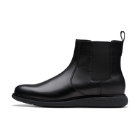 Clarks 其乐 男士光面皮革切尔西短靴