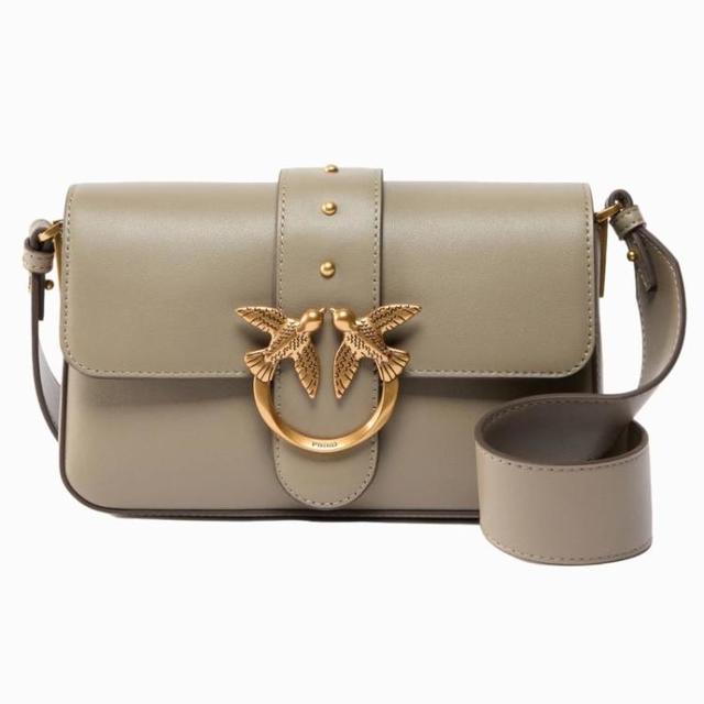 PINKO Mini Love Bag皮革肩背包手提包斜挎女包