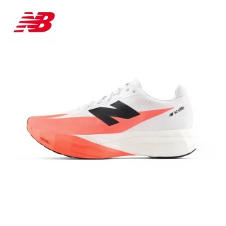 new balance NB官方男鞋女鞋竞速碳板跑鞋马拉松跑步鞋SC Elite v5 白色/橘红色 MRCELLR5 男鞋鞋楦D 4
